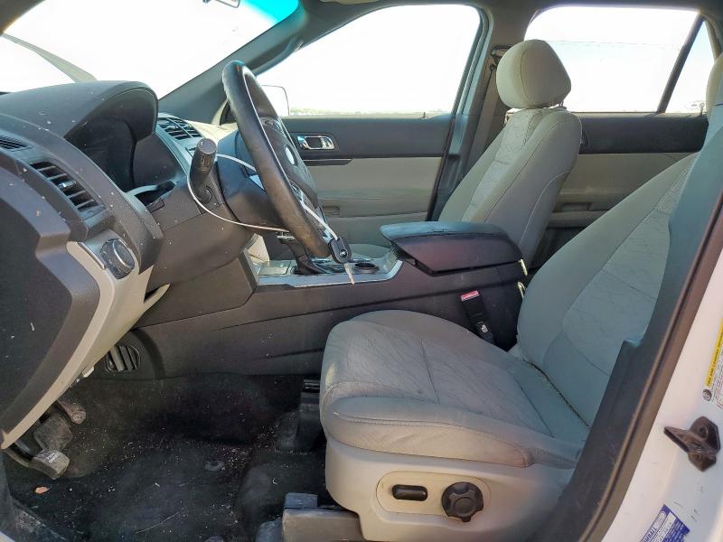 1FM5K7B84EGB23984 - 2014 FORD EXPLORER WHITE photo 7