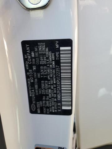 KM8JFCA1XPU122357 - 2023 HYUNDAI TUCSON SEL CONVENIENCE Biały zdjęcie 12