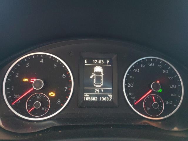 WVGAV7AX8CW522446 - 2012 VOLKSWAGEN TIGUAN S BLACK photo 9