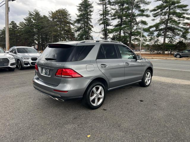 4JGDA5HB5GA636057 - 2016 MERCEDES-BENZ GLE 350 4MATIC GRAY photo 4