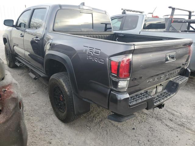3TYCZ5AN4NT102713 - 2022 TOYOTA TACOMA DOUBLE CAB GRAY photo 2