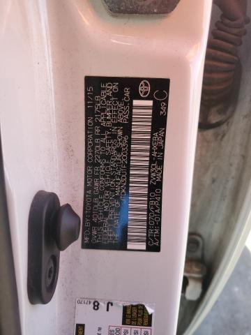 JTDKN3DU1F2003396 - 2015 TOYOTA PRIUS WHITE photo 12