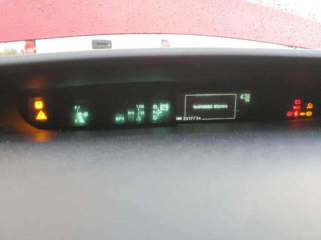 JTDKN3DU1D5681481 - 2013 TOYOTA PRIUS წითელი ფოტო 9