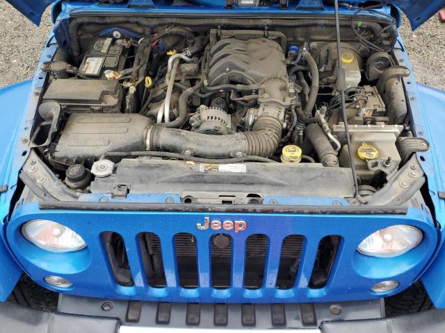 1C4HJWEG9FL531021 - 2015 JEEP WRANGLER U SAHARA 蓝色 照片 11