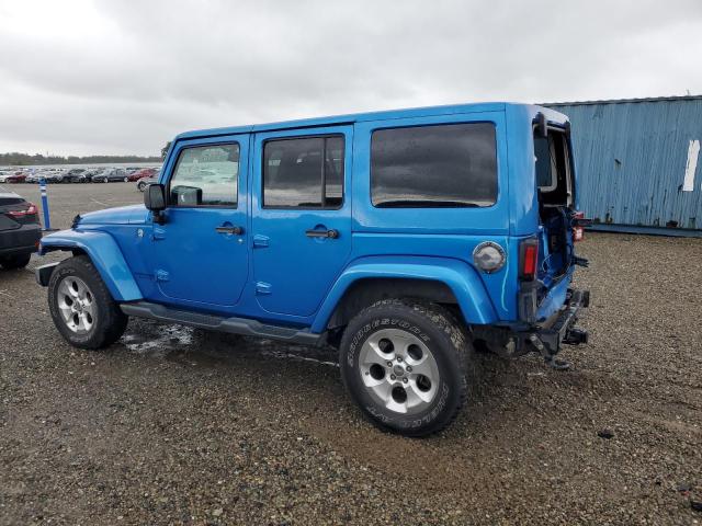 1C4HJWEG9FL531021 - 2015 JEEP WRANGLER U SAHARA 蓝色 照片 2