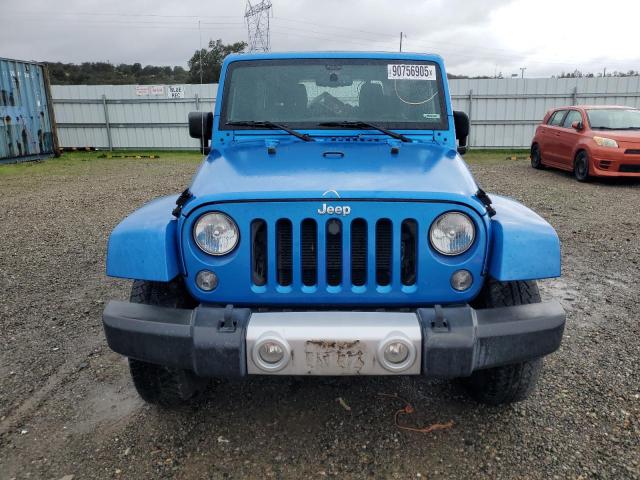 1C4HJWEG9FL531021 - 2015 JEEP WRANGLER U SAHARA 蓝色 照片 5
