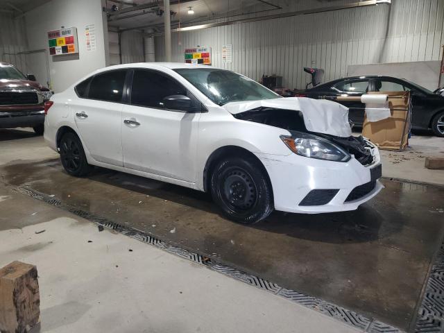 3N1AB7AP0JY233468 - 2018 NISSAN SENTRA S WHITE photo 4