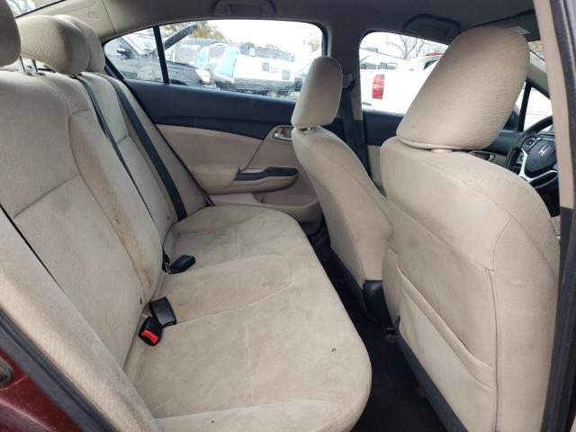 19XFB2F57DE268947 - 2013 HONDA CIVIC LX 栗色 照片 10