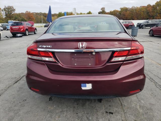 19XFB2F57DE268947 - 2013 HONDA CIVIC LX 栗色 照片 6