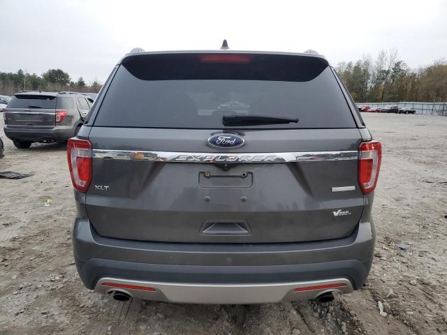 1FM5K7DH3GGC37801 - 2016 FORD EXPLORER XLT GRAY photo 6