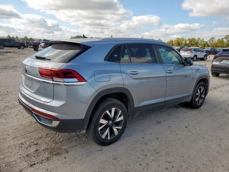 1V2DC2CA8NC229670 - 2022 VOLKSWAGEN ATLAS CROS SE SILVER photo 3
