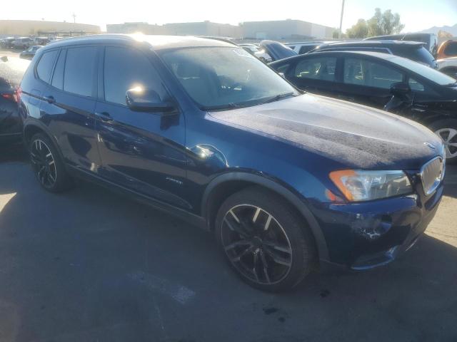 5UXWX9C55D0A25033 - 2013 BMW X3 XDRIVE28I BLUE photo 4