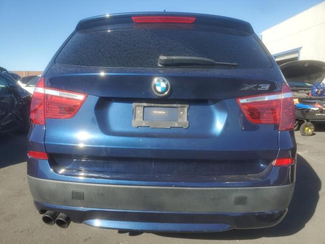 5UXWX9C55D0A25033 - 2013 BMW X3 XDRIVE28I BLUE photo 6