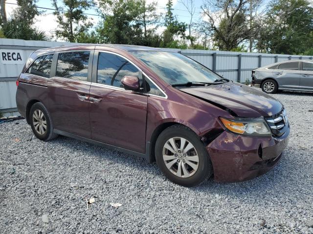 5FNRL5H67FB040347 - 2015 HONDA ODYSSEY EXL BURGUNDY photo 4