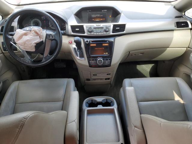 5FNRL5H67FB040347 - 2015 HONDA ODYSSEY EXL BURGUNDY photo 8