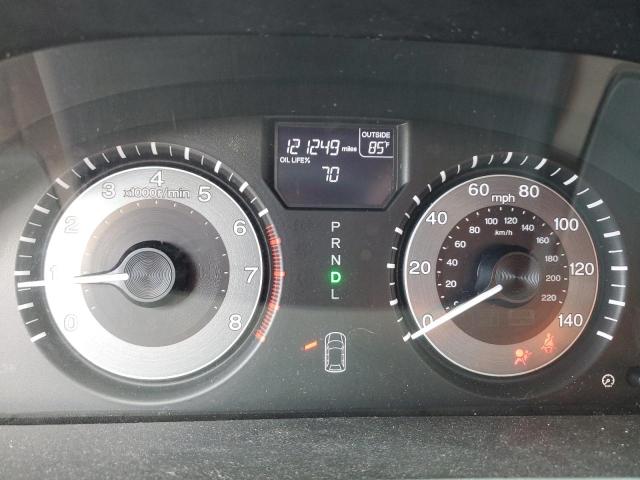 5FNRL5H67FB040347 - 2015 HONDA ODYSSEY EXL BURGUNDY photo 9