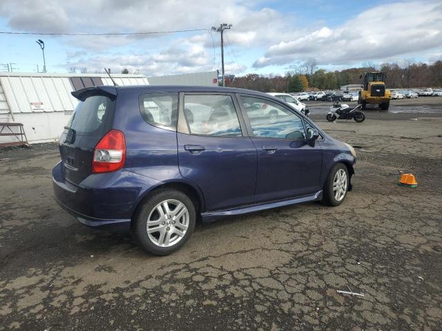 JHMGD38698S047569 - 2008 HONDA FIT SPORT BLUE photo 3