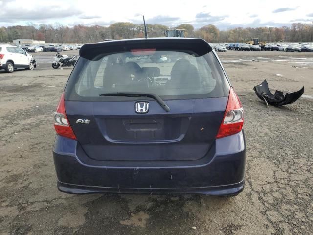 JHMGD38698S047569 - 2008 HONDA FIT SPORT BLUE photo 6