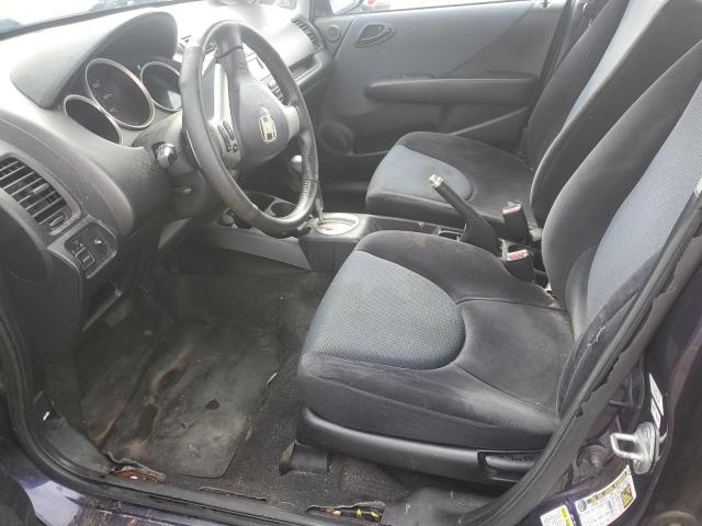 JHMGD38698S047569 - 2008 HONDA FIT SPORT BLUE photo 7