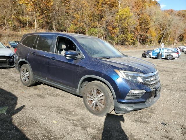 5FNYF6H5XJB064134 - 2018 HONDA PILOT EXL BLUE photo 4