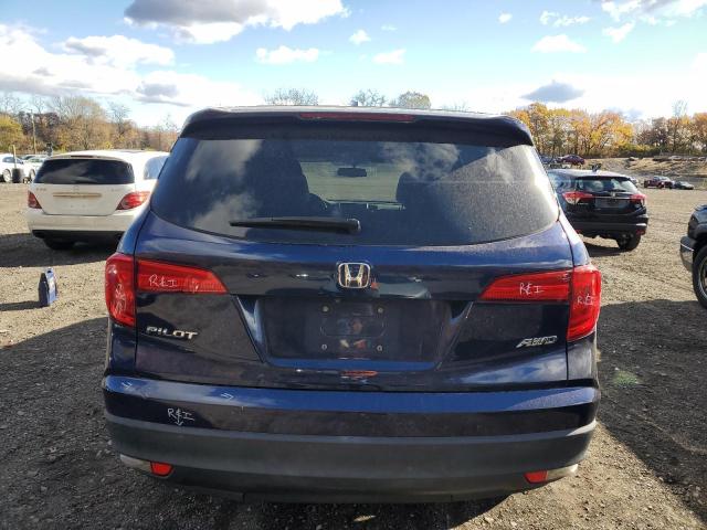 5FNYF6H5XJB064134 - 2018 HONDA PILOT EXL BLUE photo 6
