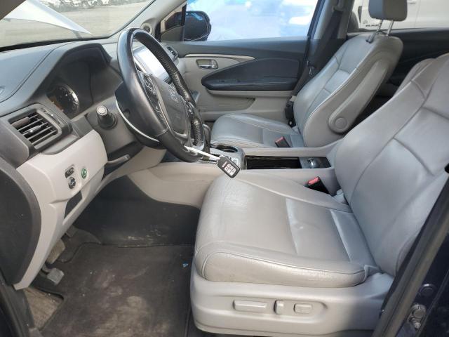 5FNYF6H5XJB064134 - 2018 HONDA PILOT EXL BLUE photo 7