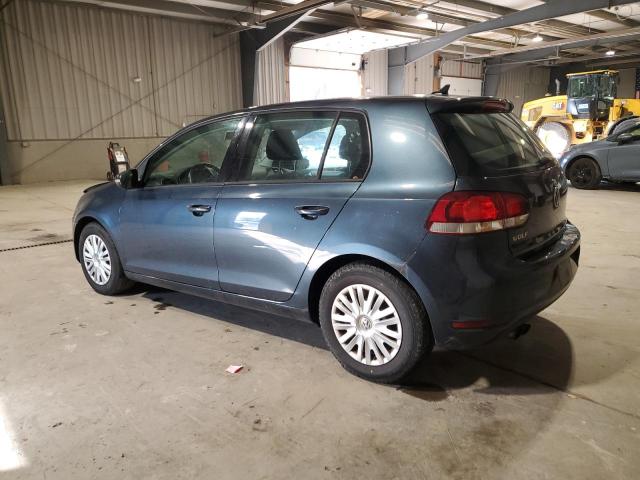WVWDB7AJ2CW088398 - 2012 VOLKSWAGEN GOLF BLUE photo 2
