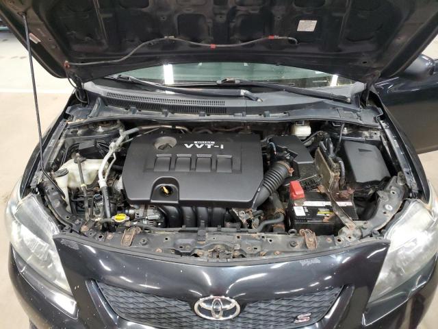 2T1BU40E29C122278 - 2009 TOYOTA COROLLA BASE BLACK photo 11