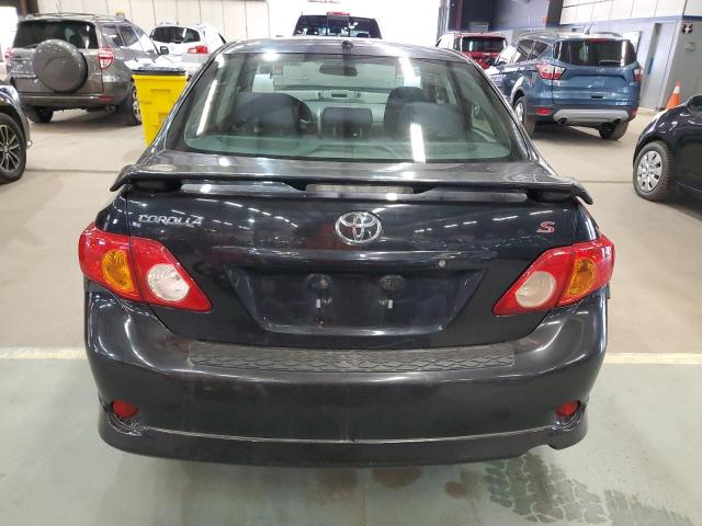 2T1BU40E29C122278 - 2009 TOYOTA COROLLA BASE BLACK photo 6