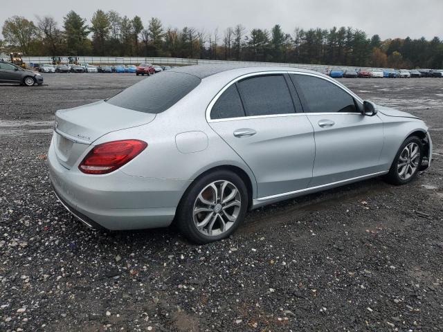 55SWF4KB2GU124084 - 2016 MERCEDES-BENZ C 300 4MATIC SILVER photo 3