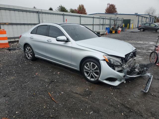 55SWF4KB2GU124084 - 2016 MERCEDES-BENZ C 300 4MATIC SILVER photo 4