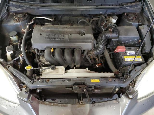 2T1KR32E66C605731 - 2006 TOYOTA COROLLA MA XR GRAY photo 11