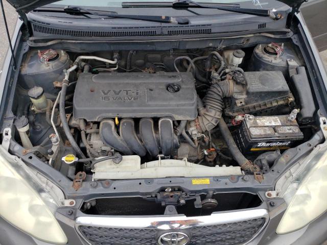 2T1BR32E97C767385 - 2007 TOYOTA COROLLA CE GRAY photo 11