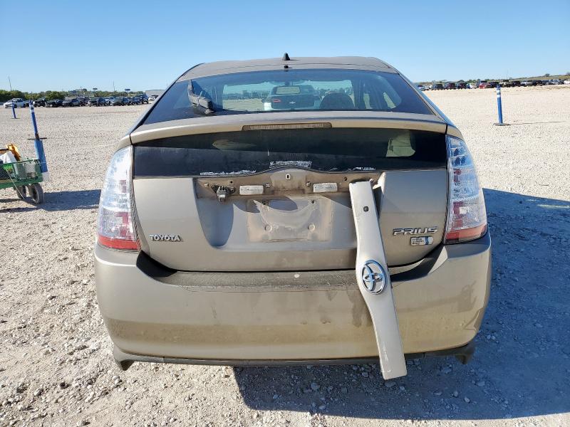 JTDKB20U077579512 - 2007 TOYOTA PRIUS BEIGE photo 6