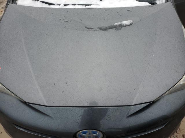 JTDKARFU0H3030064 - 2017 TOYOTA PRIUS ნაცრისფერი ფოტო 11