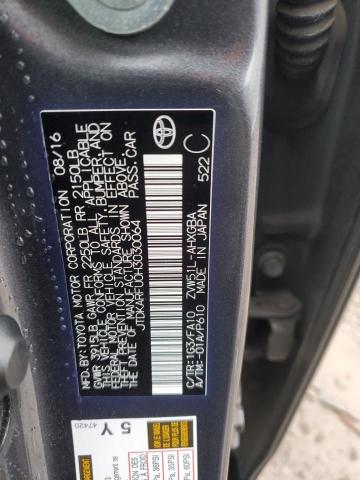 JTDKARFU0H3030064 - 2017 TOYOTA PRIUS ნაცრისფერი ფოტო 12