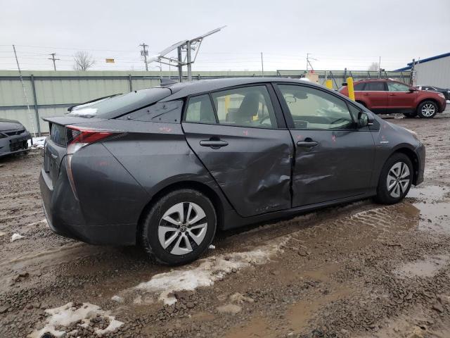 JTDKARFU0H3030064 - 2017 TOYOTA PRIUS ნაცრისფერი ფოტო 3