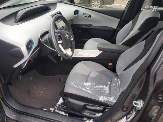 JTDKARFU0H3030064 - 2017 TOYOTA PRIUS ნაცრისფერი ფოტო 7