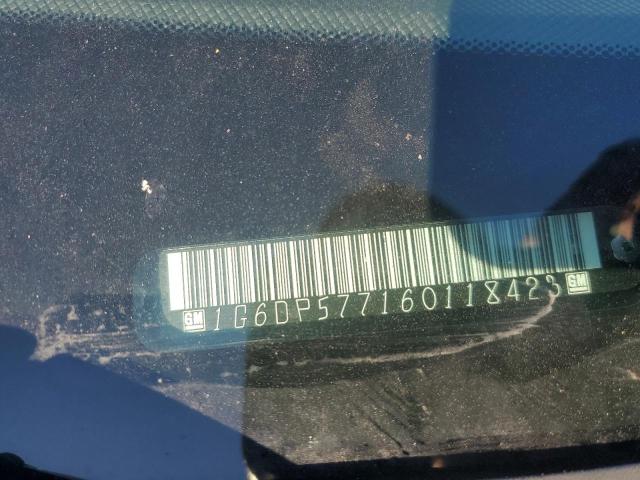 1G6DP577160118423 - 2006 CADILLAC CTS HI FEATURE V6 BLACK photo 12