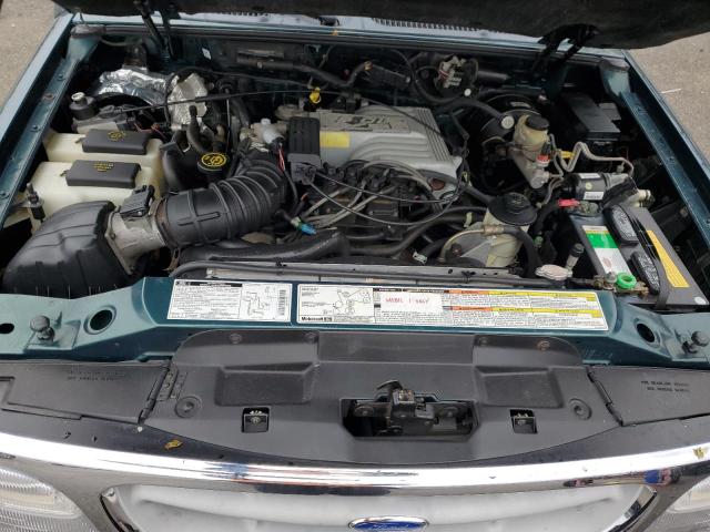 1FMDU35P9VZB77349 - 1997 FORD EXPLORER GREEN photo 12