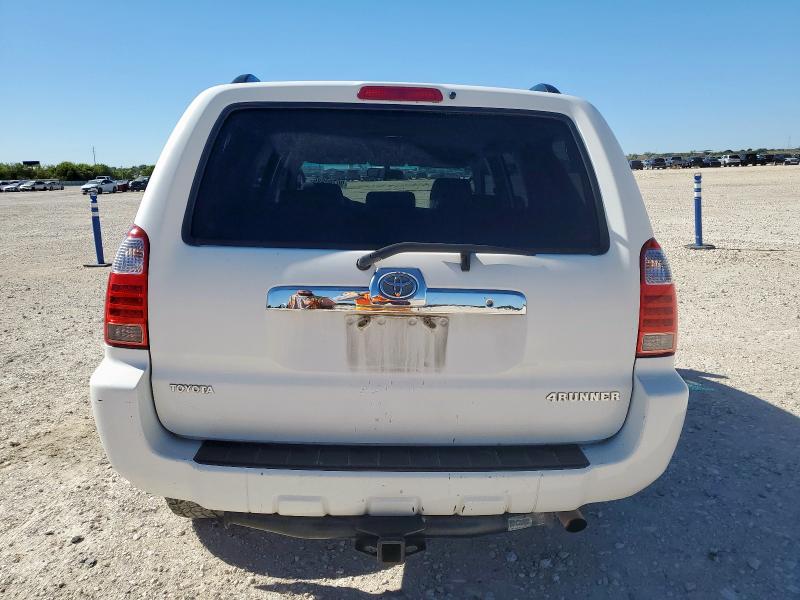 JTEZU14R470094657 - 2007 TOYOTA 4RUNNER SR5 WHITE photo 6