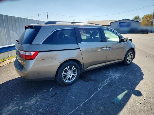5FNRL5H40CB125363 - 2012 HONDA ODYSSEY EX TAN photo 3