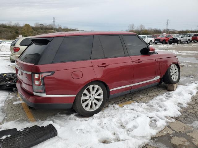 SALGS2KF4GA319372 - 2016 LAND ROVER RANGE ROVE HSE RED photo 3