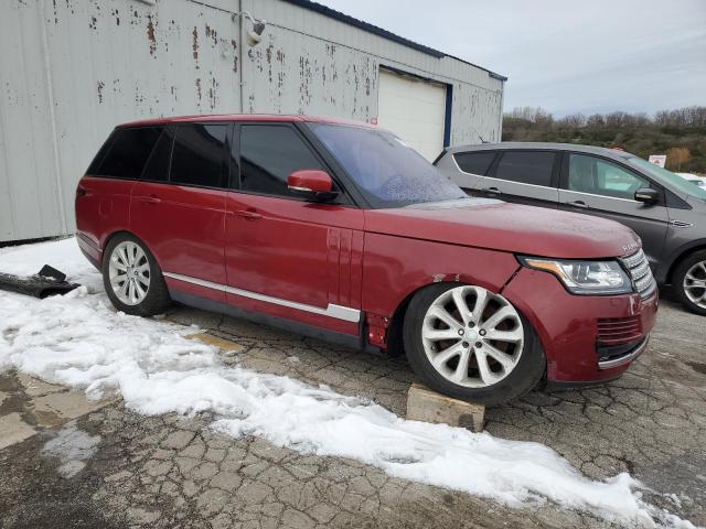 SALGS2KF4GA319372 - 2016 LAND ROVER RANGE ROVE HSE RED photo 4