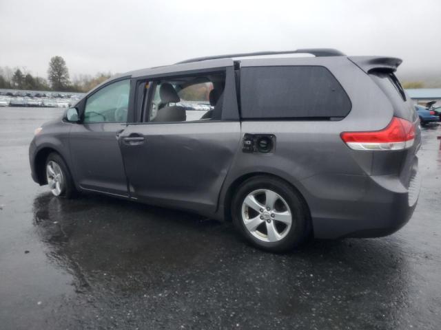 5TDKK3DC9BS125135 - 2011 TOYOTA SIENNA LE ნაცრისფერი ფოტო 2