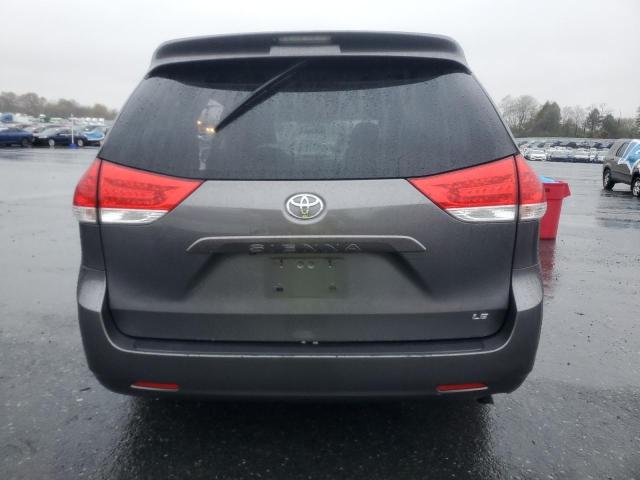 5TDKK3DC9BS125135 - 2011 TOYOTA SIENNA LE ნაცრისფერი ფოტო 6