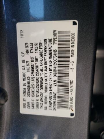 3CZRM3H59DG703105 - 2013 HONDA CR-V EX GRAY photo 13