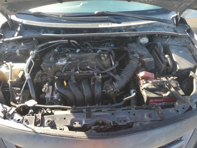 2T1BU4EE7CC762227 - 2012 TOYOTA COROLLA BASE CHARCOAL photo 11