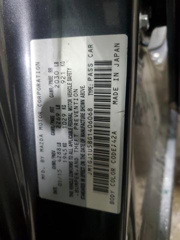 JM1GJ1U58G1406068 - 2016 MAZDA 6 SPORT 黑色 照片 12