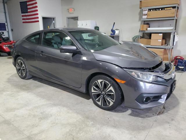 2HGFC3B37JH351626 - 2018 HONDA CIVIC EX GRAY photo 4